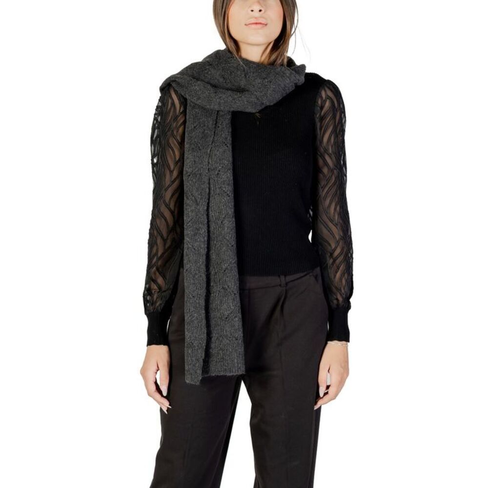 Only Gray Recycled Polyester Women's Scarf